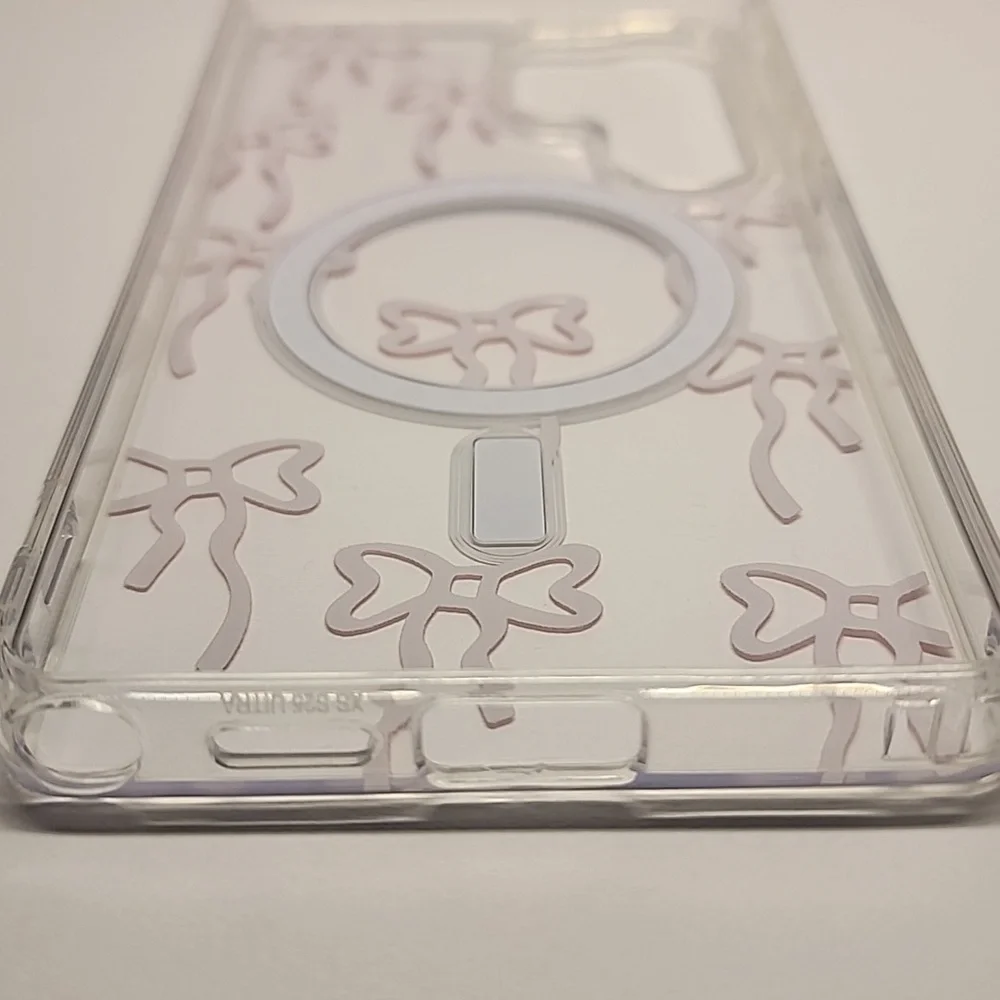 Brand new Samsung S25 Ultra Pink Bow Silicone Phone case
